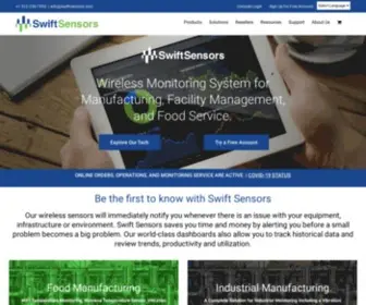 Swiftsensors.com(Wireless Sensor System for Improved Productivity) Screenshot