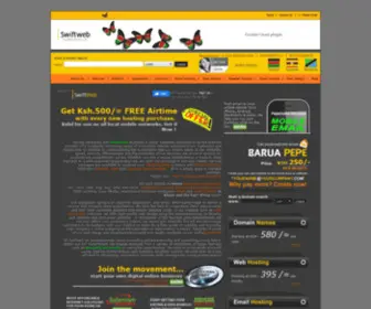 Swiftweb.co.ke(Web Hosting in Kenya) Screenshot