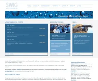 Swig.org.uk(Sensors for Water Interest Group) Screenshot