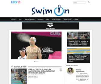 Swim-ON.rs(Najnovije informacije iz sveta plivanja) Screenshot