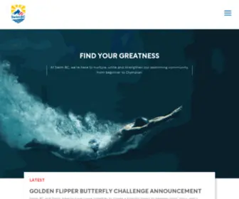 Swim.bc.ca(SwimBC Home) Screenshot