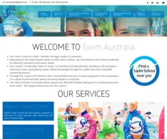 Swimaustralia.org.au(SWIM Schools Australia) Screenshot