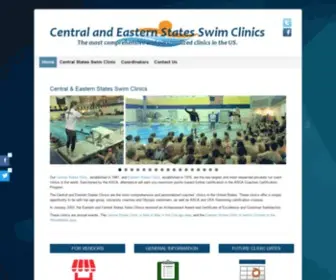 Swimclinic.com(Clinics in the United StatesCentral & Eastern States Swim Clinics) Screenshot