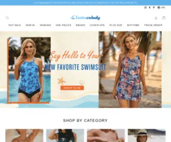 Swimcolady.com(Tankinis, Swimsuits & Beachwear for Women) Screenshot