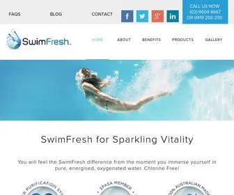 Swimfresh.com.au(Swimming) Screenshot