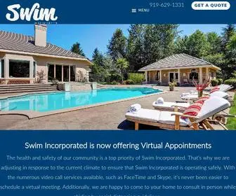 Swimincnc.com(Pool Builder Raleigh NC) Screenshot