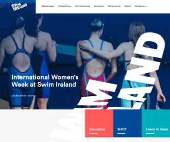 Swimireland.ie(Me and the Water) Screenshot