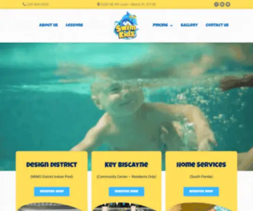 Swimkidschool.com(Swimming Lessons for Kids) Screenshot