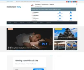 Swimmersdaily.com(Fast Fix Blog About Swimming) Screenshot