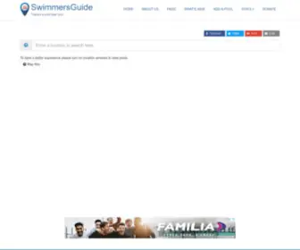 Swimmersguide.com(Swimmers Guide The World) Screenshot