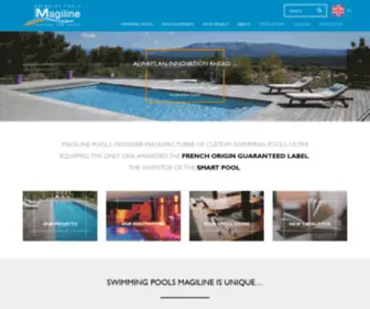 Swimming-Pools-Magiline.com(Swimming pools Magiline) Screenshot