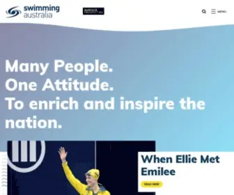 Swimming.org.au(Swimming Australia) Screenshot