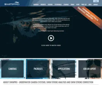 Swimmingcam.com(SwimPro Underwater Camera Systems) Screenshot