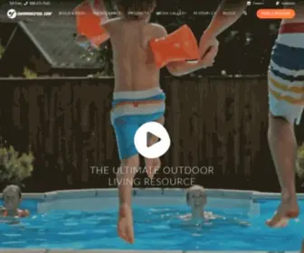 Swimmingpool.com(Swimming Pools & Outdoor Living Inspiration) Screenshot