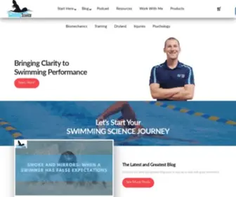Swimmingscience.net(Swimming Science) Screenshot