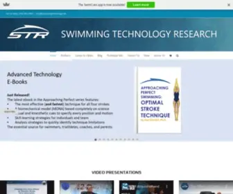 Swimmingtechnology.com(Swimming Instruction and Analysis Technology) Screenshot