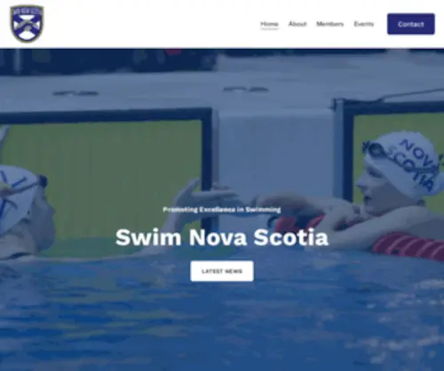 Swimnovascotia.com(Swim Nova Scotia) Screenshot