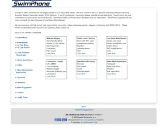 Swimphone.com(Swimphone) Screenshot