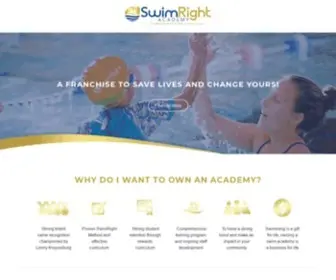 Swimrightacademyfranchise.com(SwimRight Academy Franchise Opportunity) Screenshot