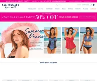 Swimsuitsforall.com(Women's Swimsuits) Screenshot