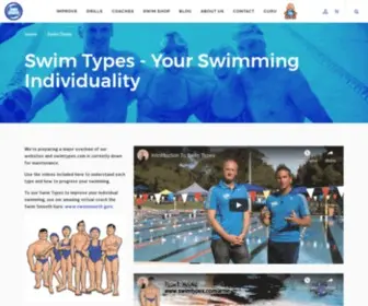 Swimtypes.com(How to swim according to your body type) Screenshot