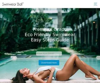 Swimwearbali.com(Swimwear & Swimsuit Manufacturer in Bali) Screenshot