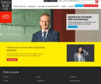 Swinburne.edu.my(Top university in Malaysia) Screenshot