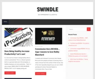 Swindlemagazine.com(SELF-IMPROVEMENT IS A LIFESTYLE) Screenshot