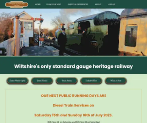 Swindon-Cricklade-Railway.org(Bot Verification) Screenshot