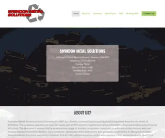 Swindonmetalsolutions.co.uk(Swindon Metal Solutions Scrap Metal & Breakers Yard) Screenshot