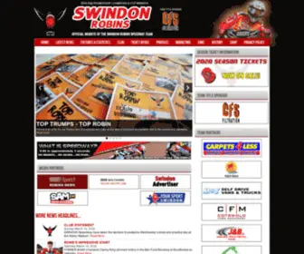 Swindonrobins.co(Swindon Speedway Official Website) Screenshot