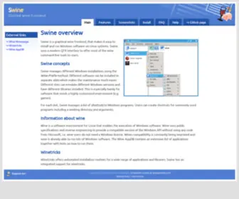 Swine-Tool.de(Swine overview) Screenshot