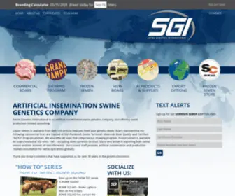 Swinegenetics.com(Swinegenetics) Screenshot