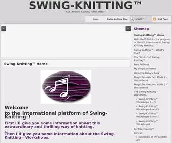 Swing-Knitting.com(Swing Knitting) Screenshot