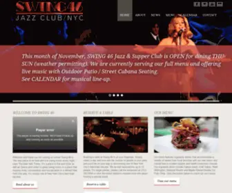 Swing46.nyc(The Official Swing 46 Website) Screenshot