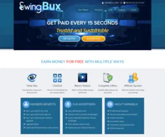 Swingbux.com(SwingBux) Screenshot