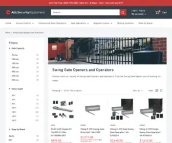 Swinggatemotor.com(Swing Gate Openers and Operators) Screenshot