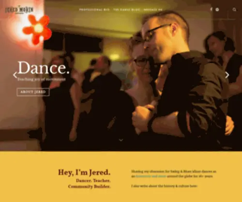 Swinginblues.com(Inspirational Blog for Swing & Blues Dance) Screenshot