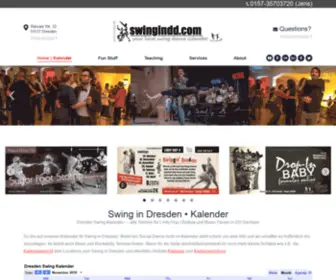 Swingindd.com(Kalender für Lindy Hop) Screenshot