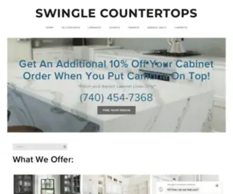 Swinglecountertops.com(Our countertop store) Screenshot