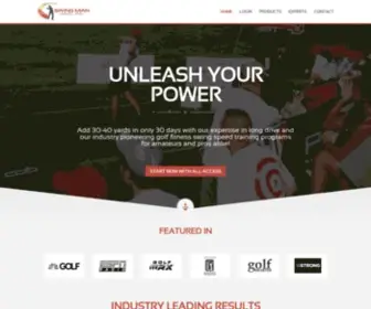 Swingmangolf.com(How To Increase Your Golf Swing Speed) Screenshot