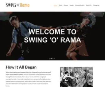 Swingorama.com(History, Events, San Diego) Screenshot