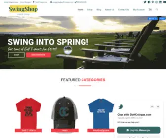 Swingshop.co(Your Golf Specialty Online Retailer by) Screenshot