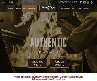 Swingthai.com(Authentic Thai Cuisine) Screenshot