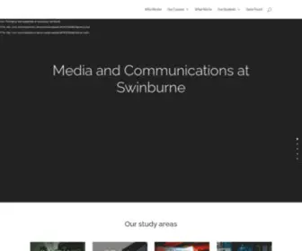 Swinmediacomms.net(Media and Communications at Swinburne) Screenshot