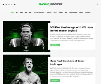 Swipesports.com(Cover Page) Screenshot