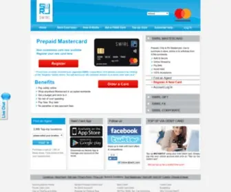 Swirlcard.com(The Best Prepaid MasterCard In Ireland) Screenshot