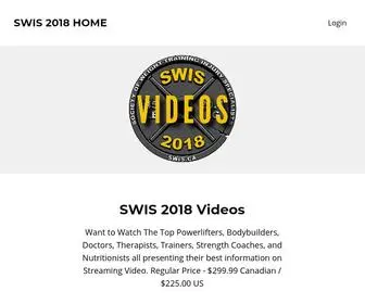 Swis2018.com(SWIS 2018 Symposium) Screenshot