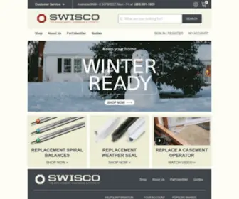 Swisco.com(The Replacement Hardware Authority) Screenshot