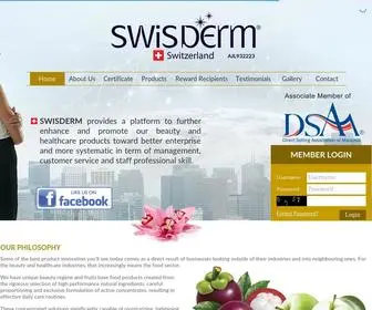 Swisderm.com(SWiSDERM) Screenshot